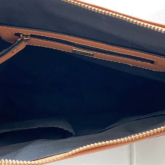 Snakeskin brown leather purse - Picture 3 of 5